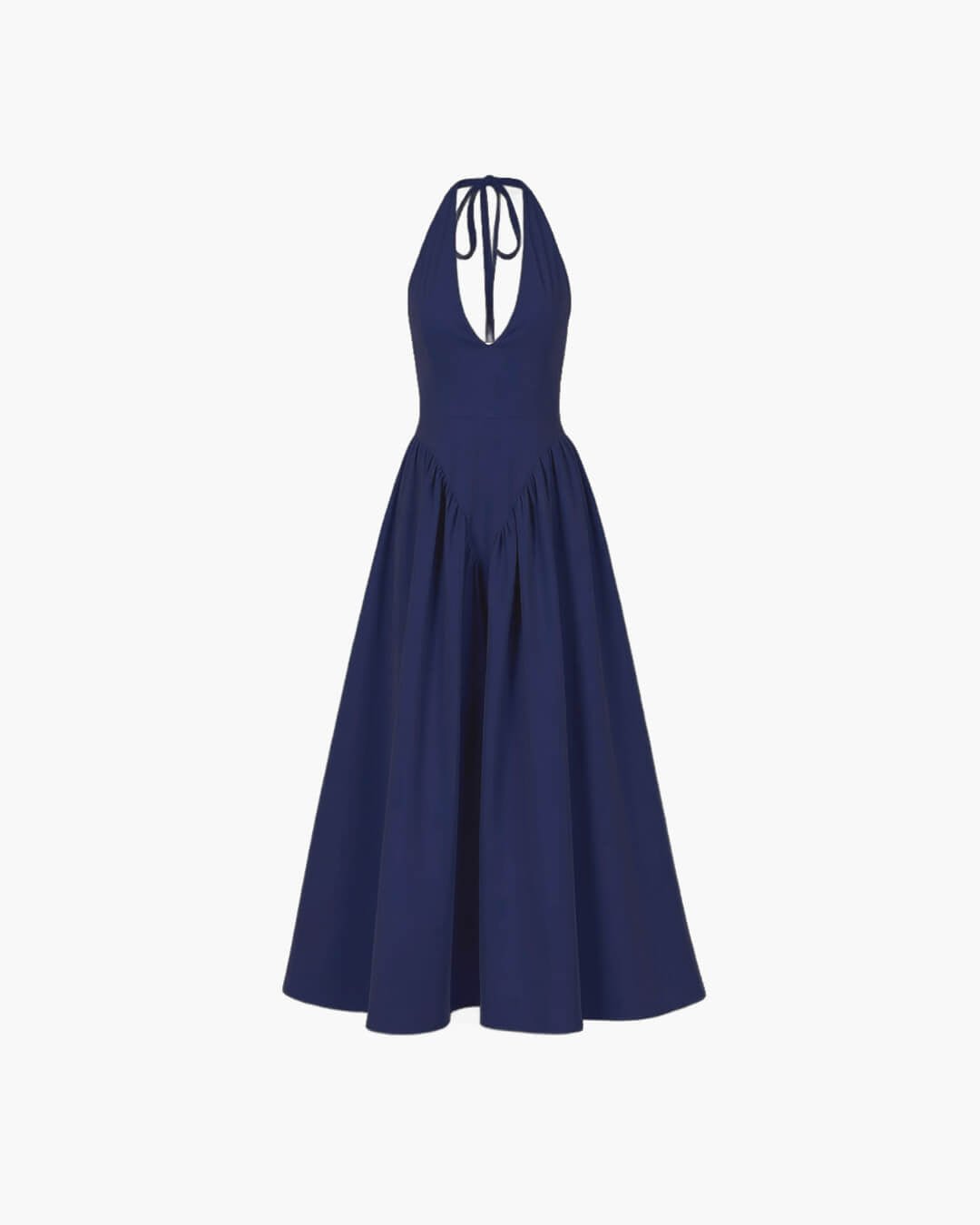 SOKYND Yara Deep Neck Maxi Dress DressClaretS
