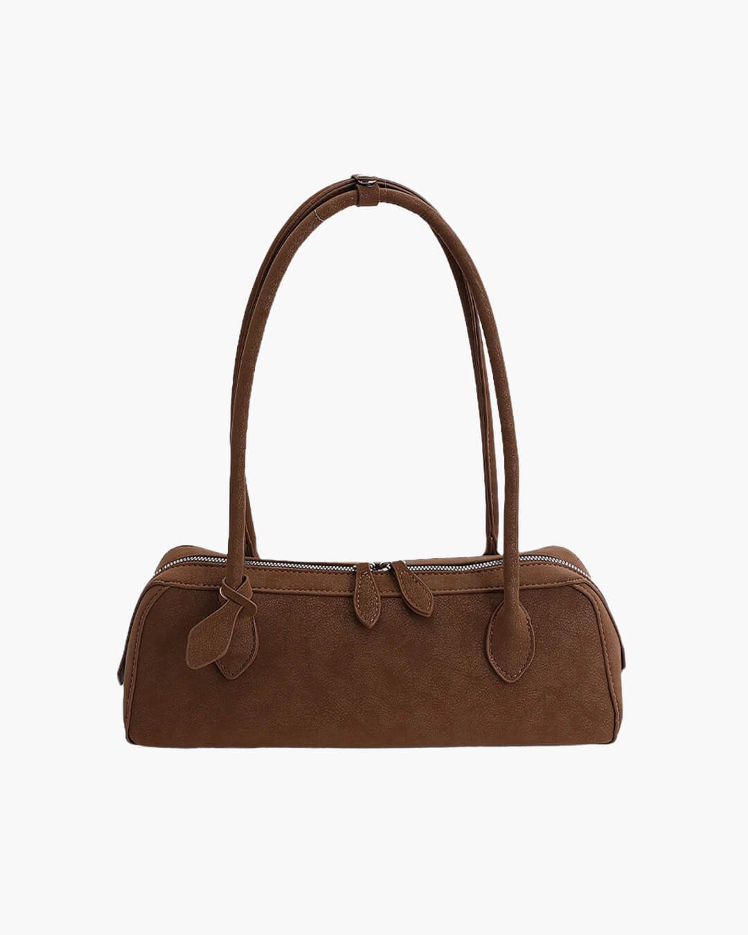 Emma Faux Suede Baguette Bag