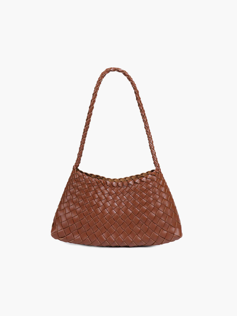 Sarah Vegane Leder Geflochtene Tasche Klein