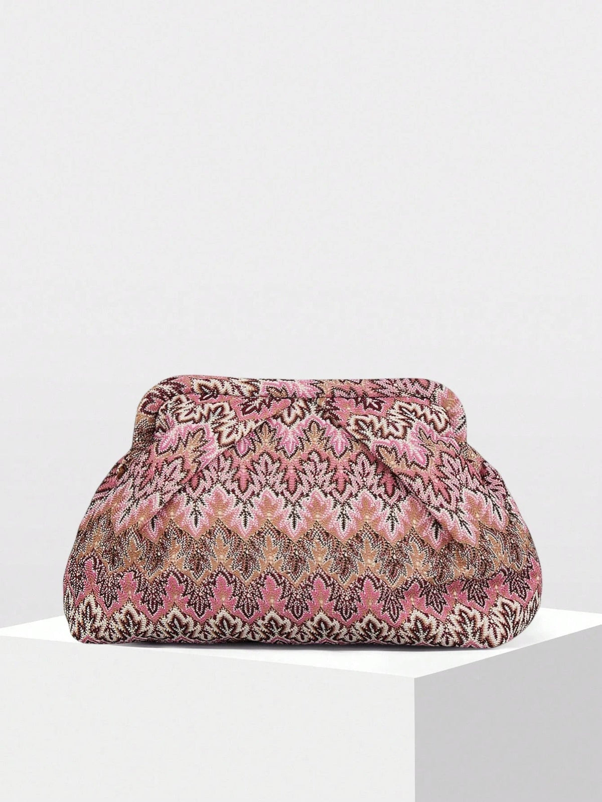 Lena Jacquard Falten Clutch